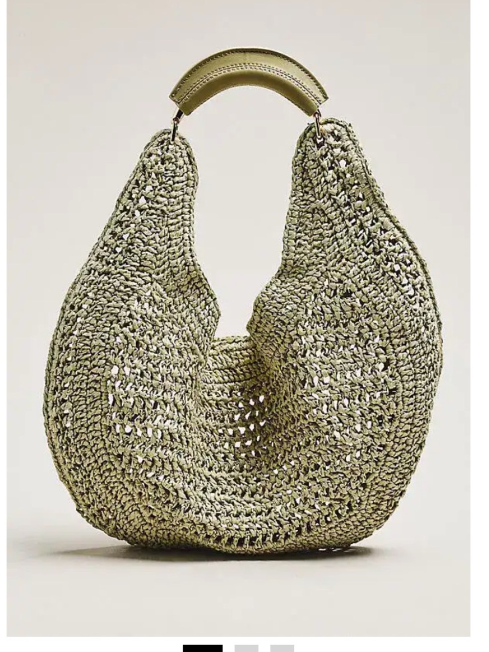 Urban Expressions Raffia Hobo Bag